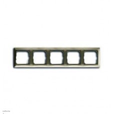 Рамка пятиместная ABB Basic 55, бежевая 1725-0-1530 Рамка пятиместная ABB Basic 55, бежевая 1725-0-1530