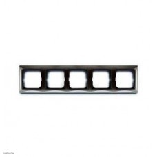 Рамка пятиместная ABB Basic 55,  серый 1725-0-1535