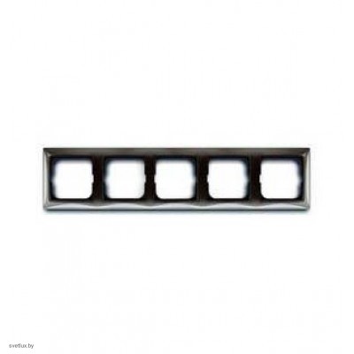 Рамка пятиместная ABB Basic 55,  серый 1725-0-1535