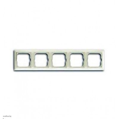 Рамка пятиместная ABB Basic 55, шале-белый 1725-0-1515