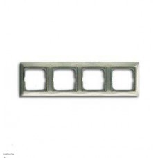 Рамка четырехместная ABB Basic 55, шампань 1725-0-1504 Рамка четырехместная ABB Basic 55, шампань 1725-0-1504