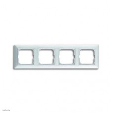 Рамка четырехместная ABB Basic 55, альпийский белый 1725-0-1482 Рамка четырехместная ABB Basic 55, альпийский белый 1725-0-1482