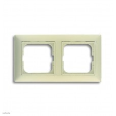 Рамка двойная ABB Basic 55, слоновая кость 1725-0-1485 Рамка двойная ABB Basic 55, слоновая кость 1725-0-1485