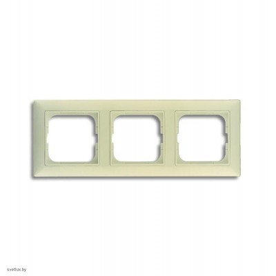 Рамка тройная ABB Basic 55, слоновая кость 1725-0-1486