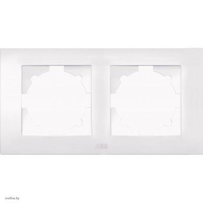 Рамка двойная ABB Cosmo, белый 612-010200-226