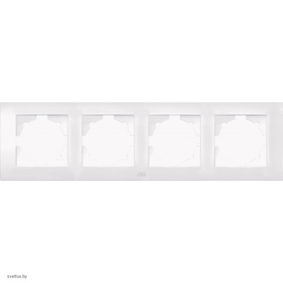 Рамка четверная ABB Cosmo, белый 612-010200-228