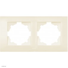 Рамка двойная ABB Cosmo, кремовый 612-010300-226