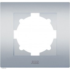 Рамка одинарная ABB Cosmo, алюминий 612-011000-271
