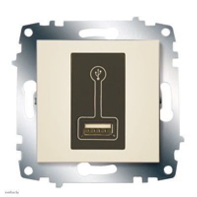 Розетка USB для зарядки ABB Cosmo кремовый 619-010300-142