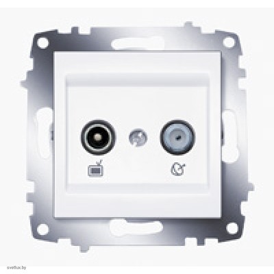 Розетка TV-SAT проходная ABB Cosmo белый 619-010200-289