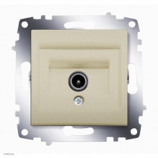 Розетка TV проходная ABB Cosmo титаниум 619-011400-272 Розетка TV проходная ABB Cosmo титаниум 619-011400-272