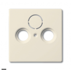 Розетка ТВ + радио + спутник проходная (слоновая кость) S4110 + 1724-0-2758