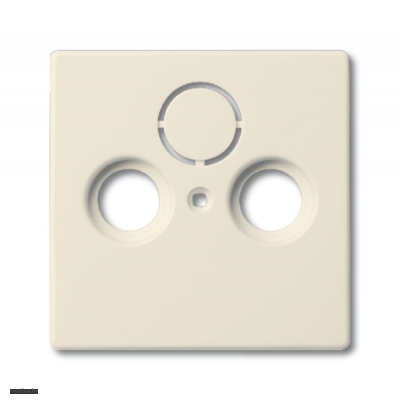 Розетка ТВ + радио + спутник проходная (слоновая кость) S4110 + 1724-0-2758