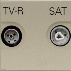 Розетка TV-R/SAT проходная Zenit (шампань) N2251.8 CV