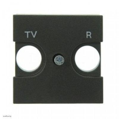 Розетка TV-R без фильтра Zenit (антрацит) 8150 + N2250.8 AN