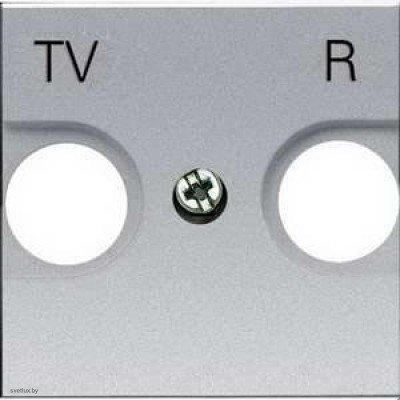 Розетка TV-R оконечная Zenit (серебристый) 8150.8 + N2250.8 PL