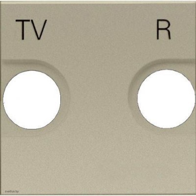 Розетка TV-R оконечная Zenit (шампань) 8150.8 + N2250.8 CV