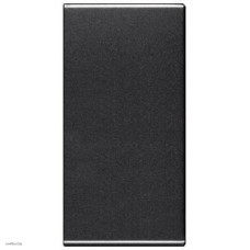 Заглушка узкая(1 модуль) Zenit (антрацит) N2100 AN