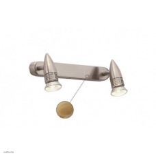 Светильник Ideallux ALFA AP2 OTTONE SATINATO 119823 Светильник Ideallux ALFA AP2 OTTONE SATINATO 119823