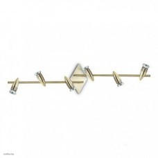 Светильник Ideallux ALFA PB6 OTTONE SATINATO 119854 Светильник Ideallux ALFA PB6 OTTONE SATINATO 119854