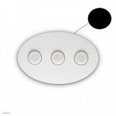 Светильник Ideallux LOGOS PL3 NERO 175782