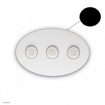 Светильник Ideallux LOGOS PL3 NERO 175782