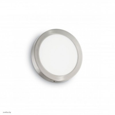 Светильник Ideallux UNIVERSAL AP1 18W ROUND NICKEL 141411