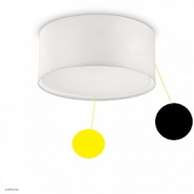 Светильник Ideallux WHEEL PL5 NERO E ORO 158587
