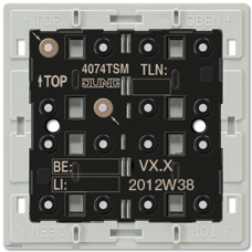 KNX кнопочный модуль «стандарт», 4 группы 4074TSM KNX кнопочный модуль «стандарт», 4 группы 4074TSM