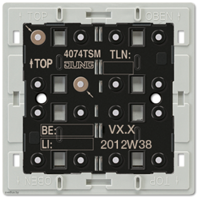 KNX кнопочный модуль «стандарт», 4 группы 4074TSM