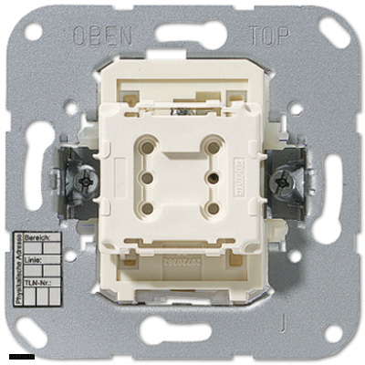 KNX кнопка с BCU, фиксированное положение 1 группа 4071.01 LED