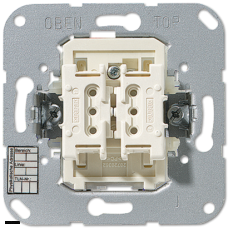 KNX кнопка с BCU, фиксированное положение 2 группы 4072.01 LED