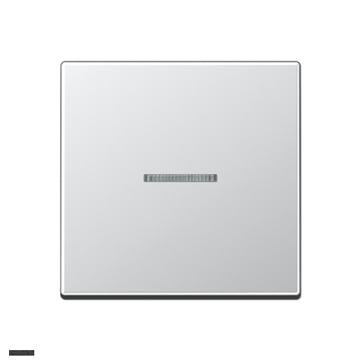 Jung A 500 Алюминий клавиша 1-я с подсветкой A590KO5AL