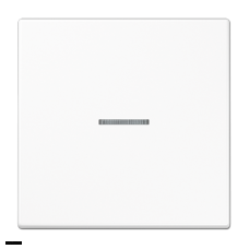 Jung LS 990 Белая клавиша 1-я с подсветкой LS990KO5WW