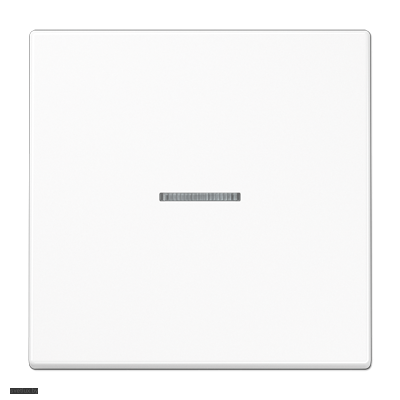 Jung LS 990 Белая клавиша 1-я с подсветкой LS990KO5WW