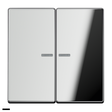 Jung LS 990 Блестящий хром клавиша 2-я с подсветкой GCR2995KO5 Jung LS 990 Блестящий хром клавиша 2-я с подсветкой GCR2995KO5