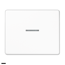 Jung Клавиша для кнопочного выключателя, выключателя или кнопки с подсветкой; белая SL590KO5WW