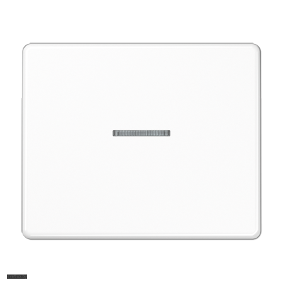 Jung Клавиша для кнопочного выключателя, выключателя или кнопки с подсветкой; белая SL590KO5WW