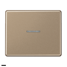 Jung Клавиша для кнопочного выключателя, выключателя или кнопки с подсветкой; золотая бронза SL590KO5GB