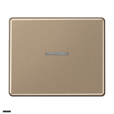 Jung Клавиша для кнопочного выключателя, выключателя или кнопки с подсветкой; золотая бронза SL590KO5GB