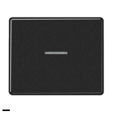 Jung Клавиша для кнопочного выключателя, выключателя или кнопки с подсветкой; черная SL590KO5SW