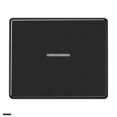 Jung Клавиша для кнопочного выключателя, выключателя или кнопки с подсветкой; черная SL590KO5SW