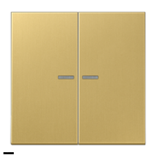 Jung LS 990 Двойная клавиша на выключатель, с окошком, Классик ME2995KO5C