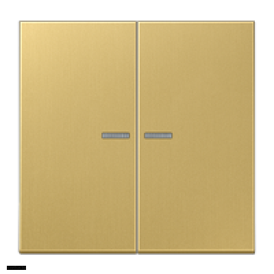 Jung LS 990 Двойная клавиша на выключатель, с окошком, Классик ME2995KO5C