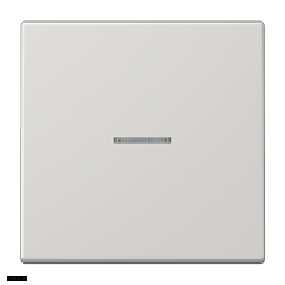 Jung LS 990 Светло-серый клавиша 1-я с подсветкой LS990KO5LG