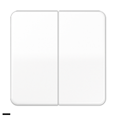 Jung CD 500/CD plus Клавиши для сдвоенных выключателей и кнопок; белые CD595WW