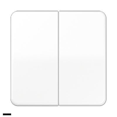 Jung CD 500/CD plus Клавиши для сдвоенных выключателей и кнопок; белые CD595WW