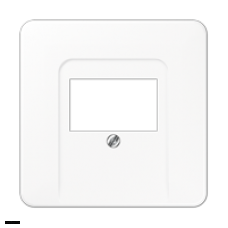 Jung CD 500/CD plus крышка для ТАЕ розетки; белая CD569TWW