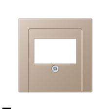 Jung A 500 Шампань накладка розетки TAE, моно-/стерео аудио розетки A569PLTCH