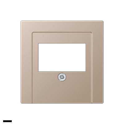 Jung A 500 Шампань накладка розетки TAE, моно-/стерео аудио розетки A569PLTCH